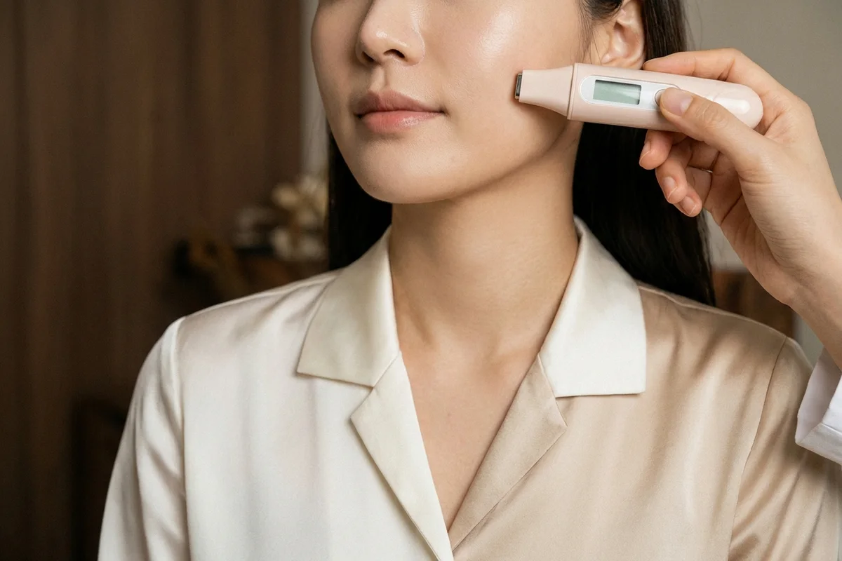 피부 수분도 측정